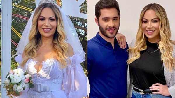 Em sigilo, Solange Almeida se casa com empresário após cinco meses de relacionamento