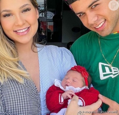 Zé Felipe aparece em momento fofo com a filha e Virgínia declara: 'Melhor marido e pai'