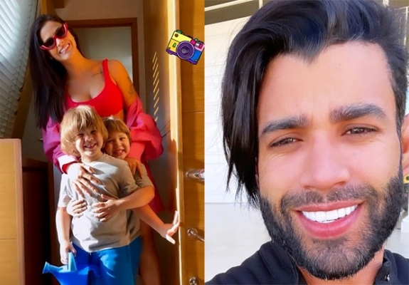 Andressa Suita explica viagem de Gusttavo Lima sem ela e os filhos para os EUA