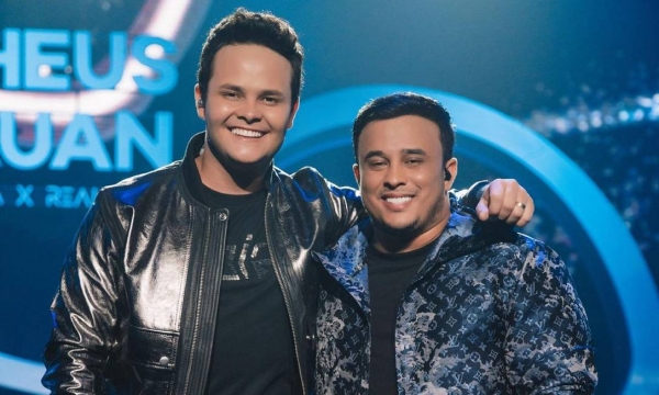 Famosos prestigiam gravação do DVD de Matheus e Kauan