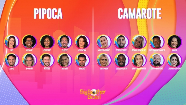 BBB22: Pipoca se une e declara guerra a famosos para colocá-los no paredão