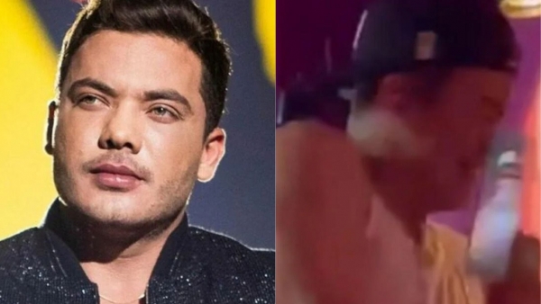 Wesley Safadão é atingido por celular no rosto durante show.