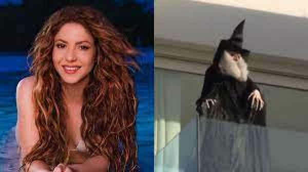 Provocação? Vaza REAL MOTIVO que fez Shakira colocar bruxa na varanda com novo hit virado pra casa da sogra