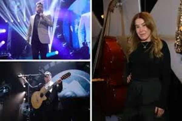 Zilu se joga em show de Bruno e Marrone