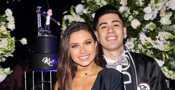 Durante festa de aniversário, Kevinho e Flávia Pavanelli se desentenderam e polícia foi chamada para intervir