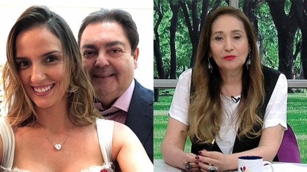 Mulher de Faustão se irrita com comentários de fim de casamento e manda recado para Sônia Abrão