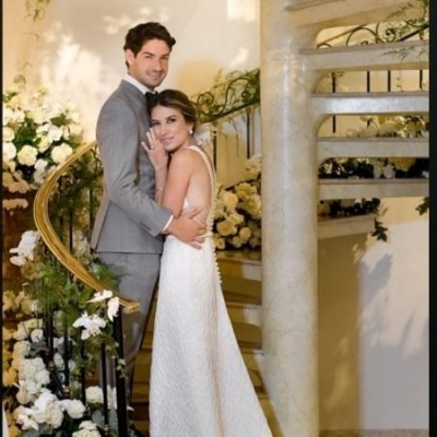 Alexandre Pato publica foto inédita do casamento com Rebeca Abravanel