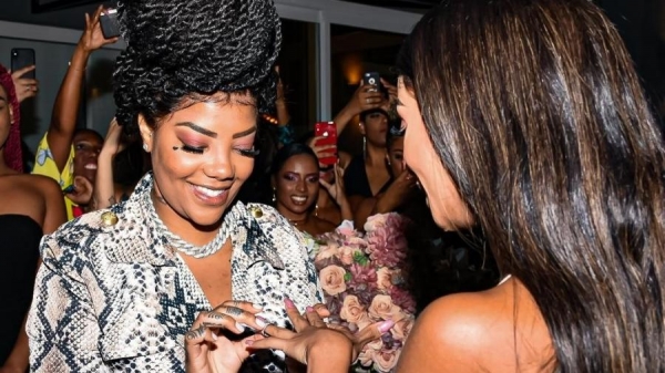Ludmilla mostra bastidores do casamento surpresa com Brunna Gonçalves.