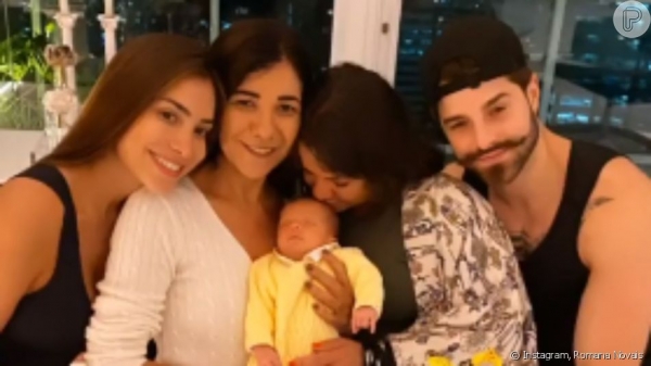 Alok e Romana Novais comemoram 1° mês de Ravi com festa temática dos Minions