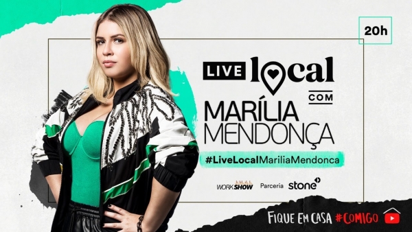 Marília Mendonça faz live nesta quarta durante quarentena e pede ajuda aos fãs para escolher músicas