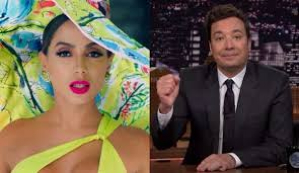 Anitta faz apresentação de 'Me Gusta' no programa de Jimmy Fallon