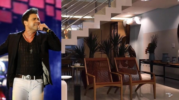 Zezé Di Camargo finaliza obras de duplex de luxo em SC